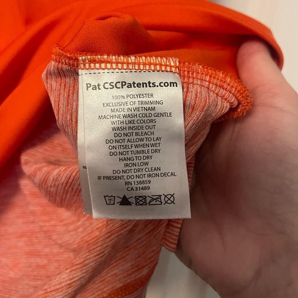 Columbia MLB Orange Polo Shirt Vibrant Athletic Style World Series 2017 Astros - Picture 2 of 7